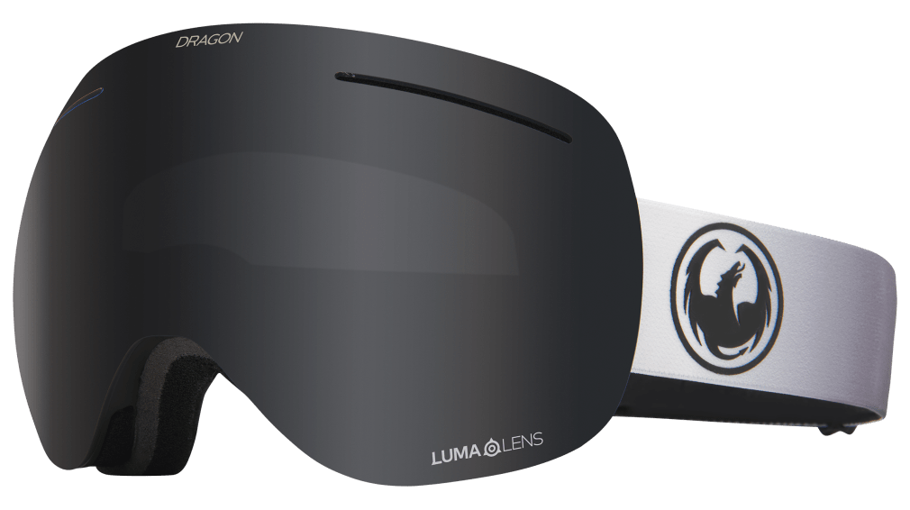 Dragon X1 Goggles Black Large Knight Rider/Dark Smoke Lens Dragon Alliance 285997528331