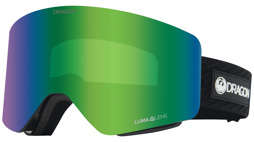 新品未使用)23-24 DRAGON R1 PREMIUMBLACK/GREEN R1 OTG Snow Goggles with Bonus Lens | Dragon Alliance