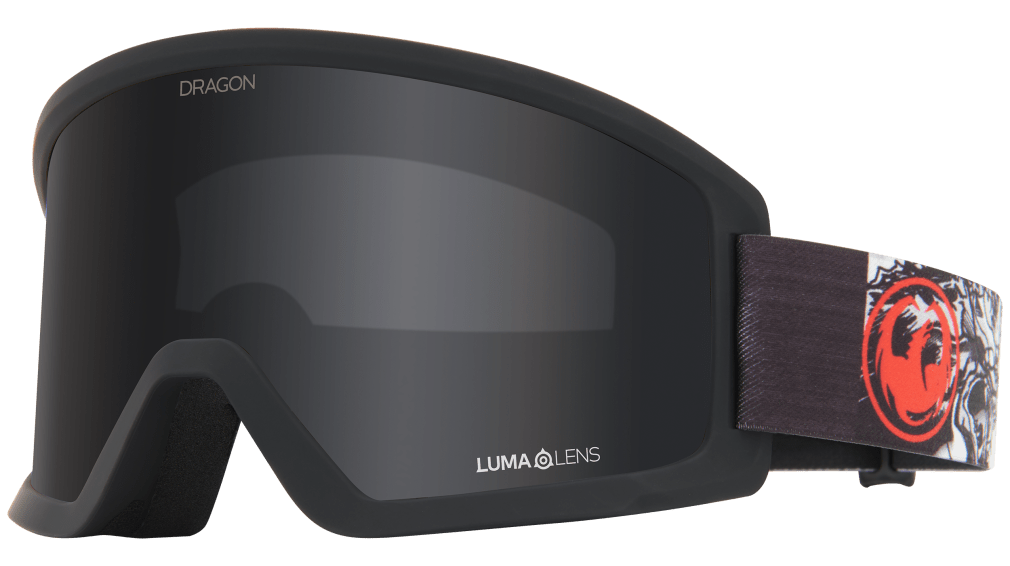 DRAGON DX3 OTG Asian Fit Black Out ドラゴン Dragon DX3 L OTG Blackout & Dark Smoke Snowboard Goggles